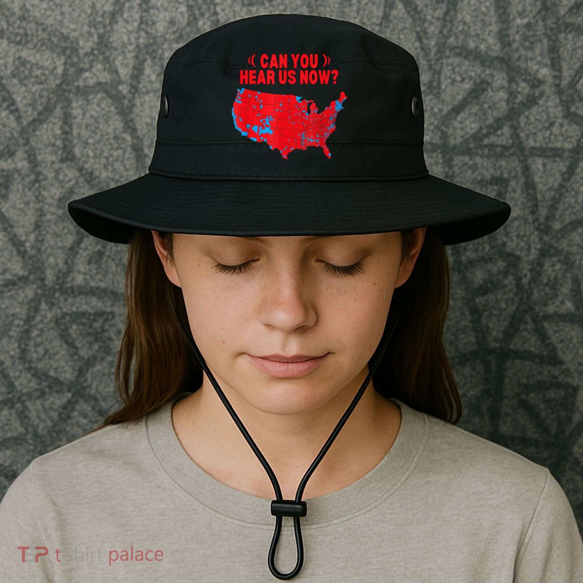 Trump 2024 Winner 312 Electoral Map Can You Hear Us Now Bucket Hat