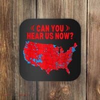 Trump 2024 Winner 312 Electoral Map Can You Hear Us Now Coaster thumb 0