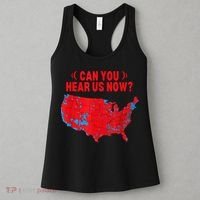 Trump 2024 Winner 312 Electoral Map Can You Hear Us Now Women's Tank Top thumb 3