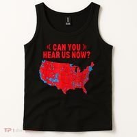 Trump 2024 Winner 312 Electoral Map Can You Hear Us Now Tank Top thumb 2