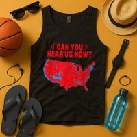 Trump 2024 Winner 312 Electoral Map Can You Hear Us Now Tank Top thumb 4