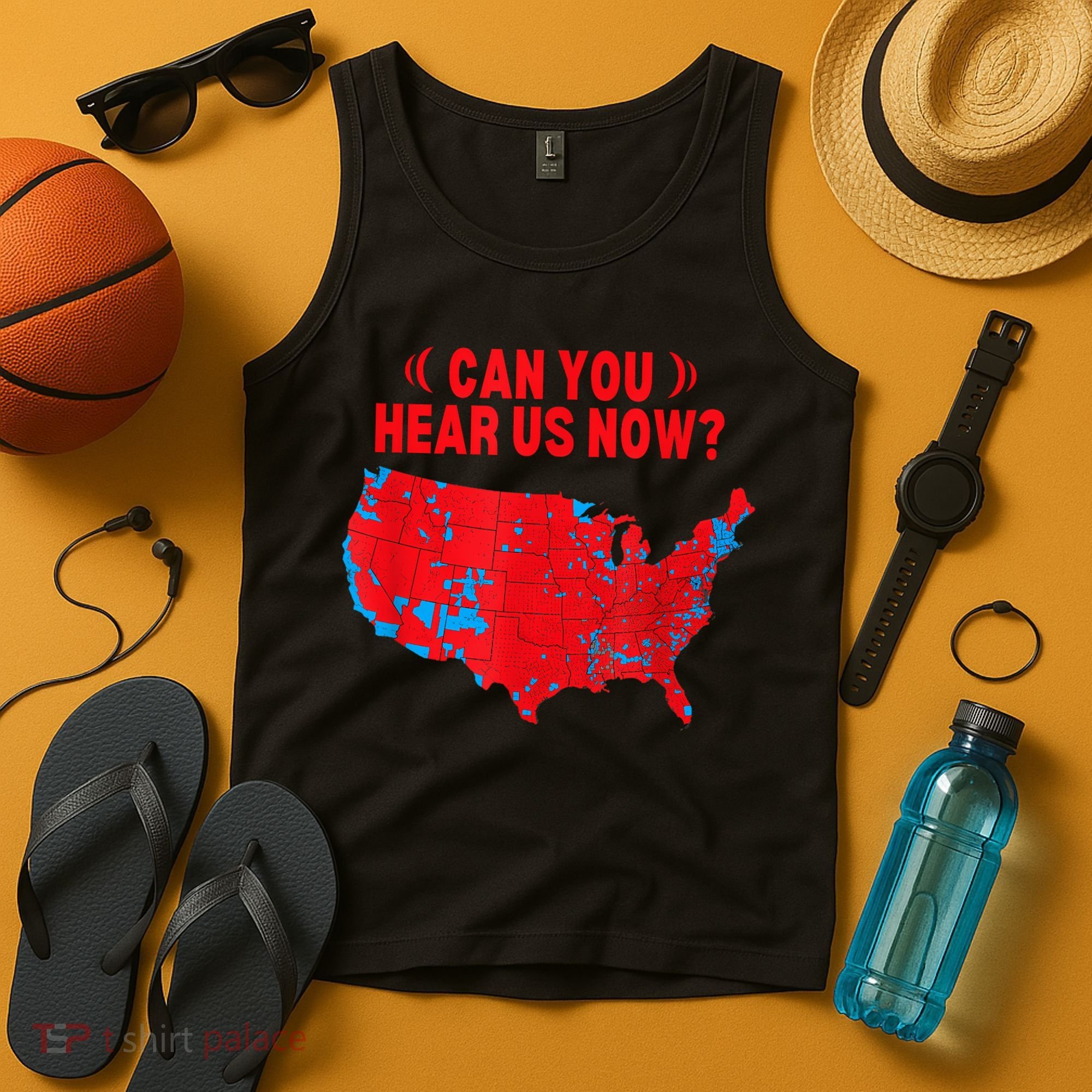 Trump 2024 Winner 312 Electoral Map Can You Hear Us Now Tank Top