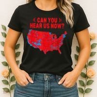 Trump 2024 Winner 312 Electoral Map Can You Hear Us Now Women's T-Shirt thumb 2