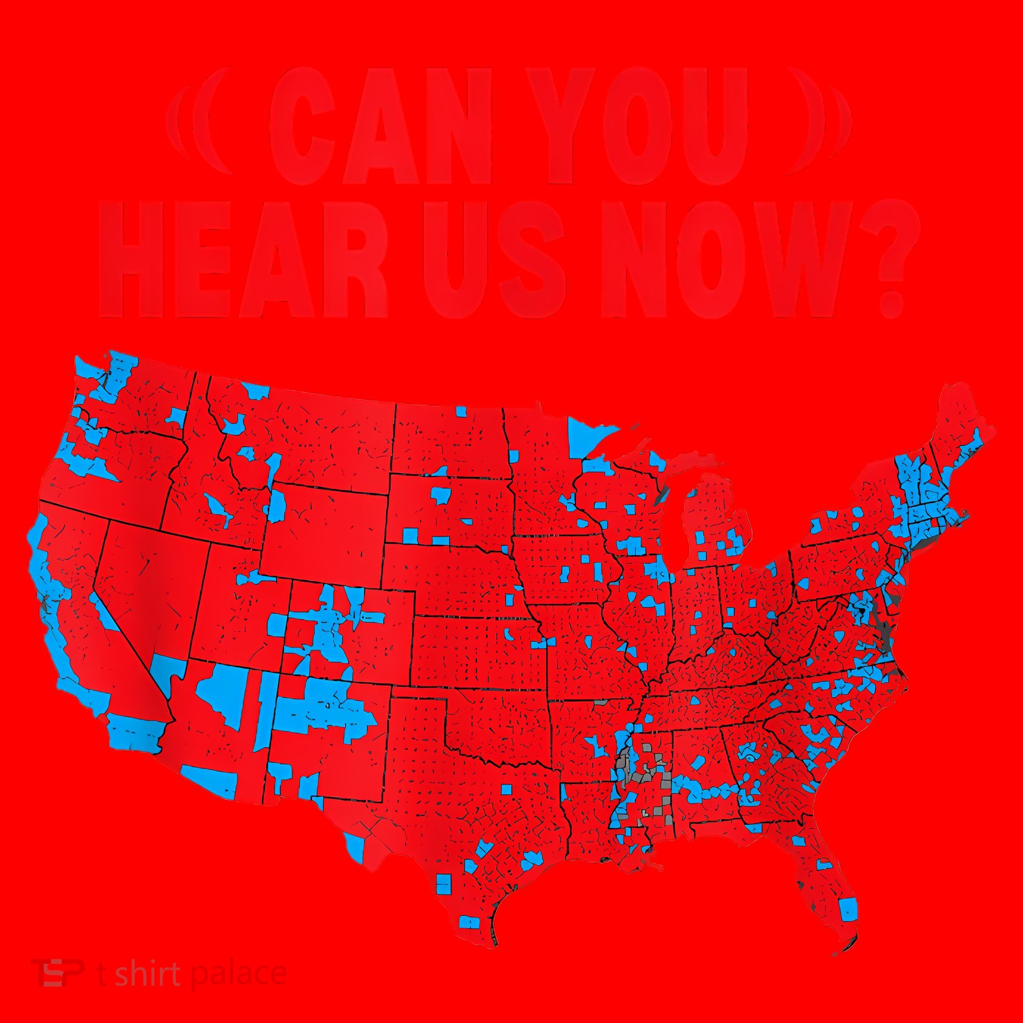 Trump 2024 Winner 312 Electoral Map Can You Hear Us Now Santa Hat