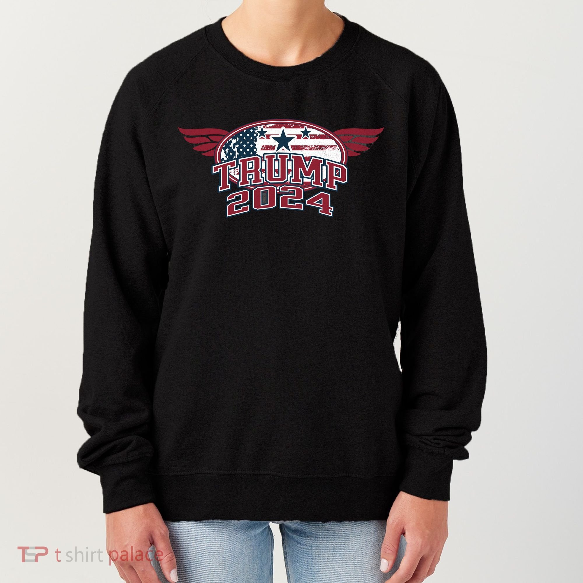 Trump 2024 Winged Logo Women's Sweatshirt