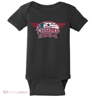 Trump 2024 Winged Logo Baby Bodysuit
