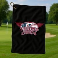 Trump 2024 Winged Logo Golf Towel thumb 1