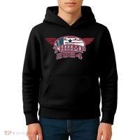 Trump 2024 Winged Logo Kids Hoodie thumb 4