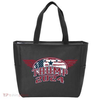 Trump 2024 Winged Logo Tote Bag