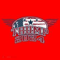Trump 2024 Winged Logo Santa Hat thumb 1