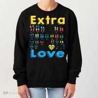 Trisomy 21 XY Extra Chromosome  World Down Syndrome Day Women's Sweatshirt thumb 0