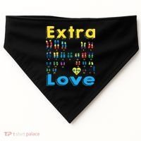 Trisomy 21 XY Extra Chromosome  World Down Syndrome Day USA-Made Doggie Bandana thumb 0