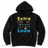 Trisomy 21 XY Extra Chromosome  World Down Syndrome Day Hoodie thumb 0