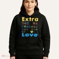 Trisomy 21 XY Extra Chromosome  World Down Syndrome Day Hoodie thumb 5