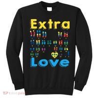 Trisomy 21 XY Extra Chromosome  World Down Syndrome Day Sweatshirt thumb 0
