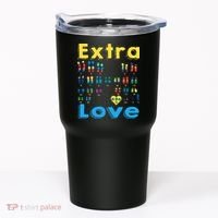 Trisomy 21 XY Extra Chromosome  World Down Syndrome Day Tumbler thumb 0