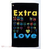 Trisomy 21 XY Extra Chromosome  World Down Syndrome Day Golf Towel thumb 0