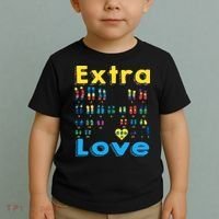 Trisomy 21 XY Extra Chromosome  World Down Syndrome Day Toddler T-Shirt thumb 2