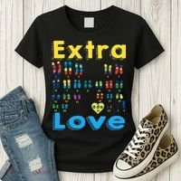 Trisomy 21 XY Extra Chromosome  World Down Syndrome Day Women's T-Shirt thumb 3