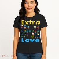 Trisomy 21 XY Extra Chromosome  World Down Syndrome Day Women's T-Shirt thumb 4