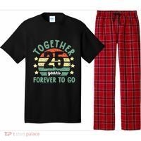 Together 25 Years Forever To Go 25th Wedding Anniversary Pajama Set thumb 0