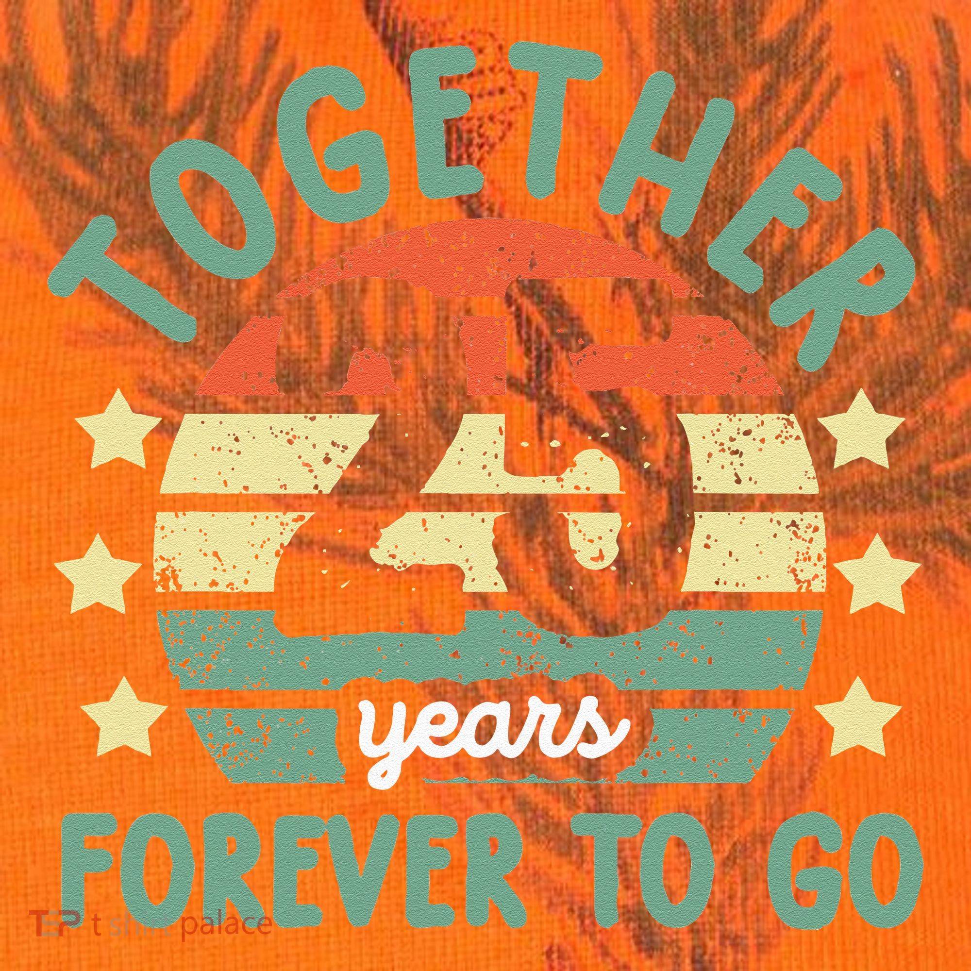 Together 25 Years Forever To Go 25th Wedding Anniversary Kati Licensed 12" Camo Cuffed Beanie