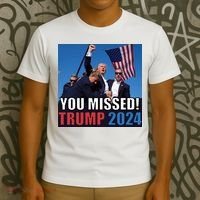 Trump 2024 You Missed! Shot Pennsylvania Rally T-Shirt thumb 3