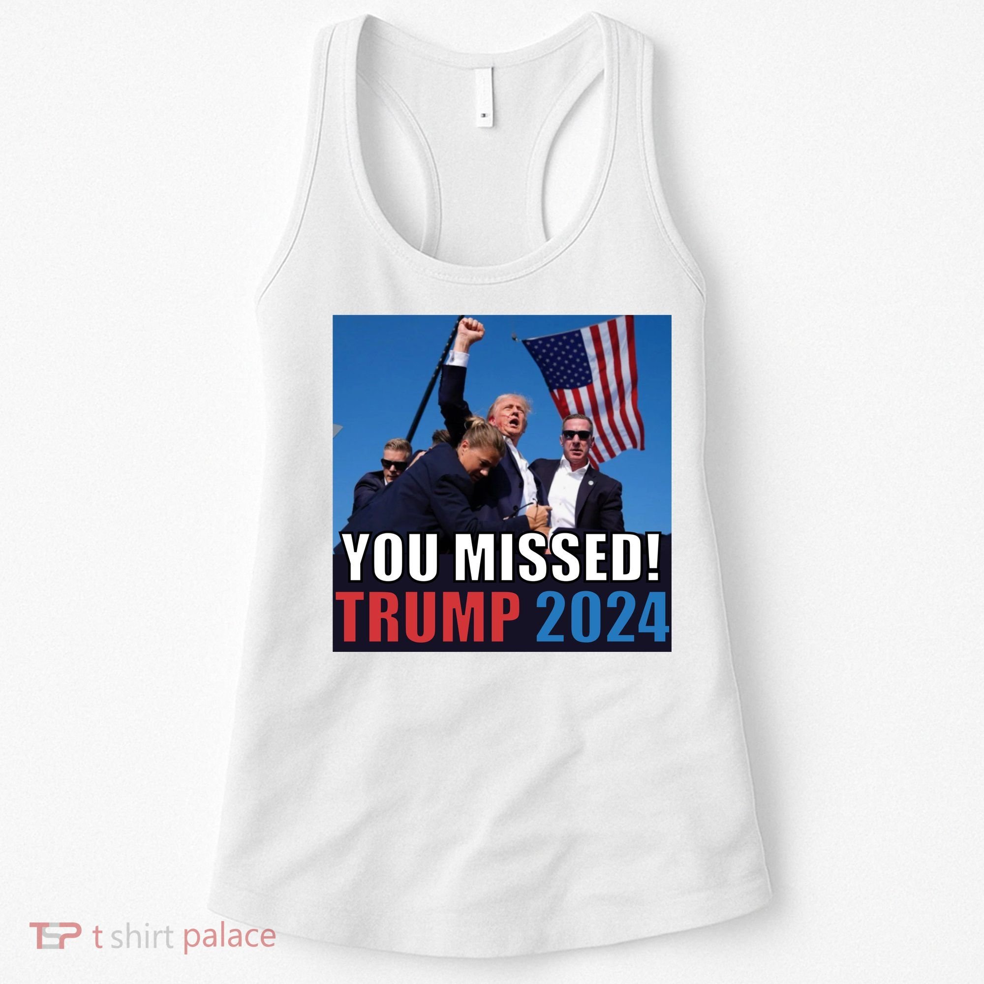 Trump 2024 You Missed! Shot Pennsylvania Rally Women's Tank Top