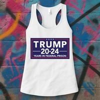 Trump 2024 Years In Federal Prison Women's Tank Top thumb 3