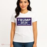 Trump 2024 Years In Federal Prison Women's T-Shirt thumb 4