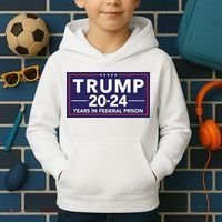 Trump 2024 Years In Federal Prison Kids Hoodie thumb 2