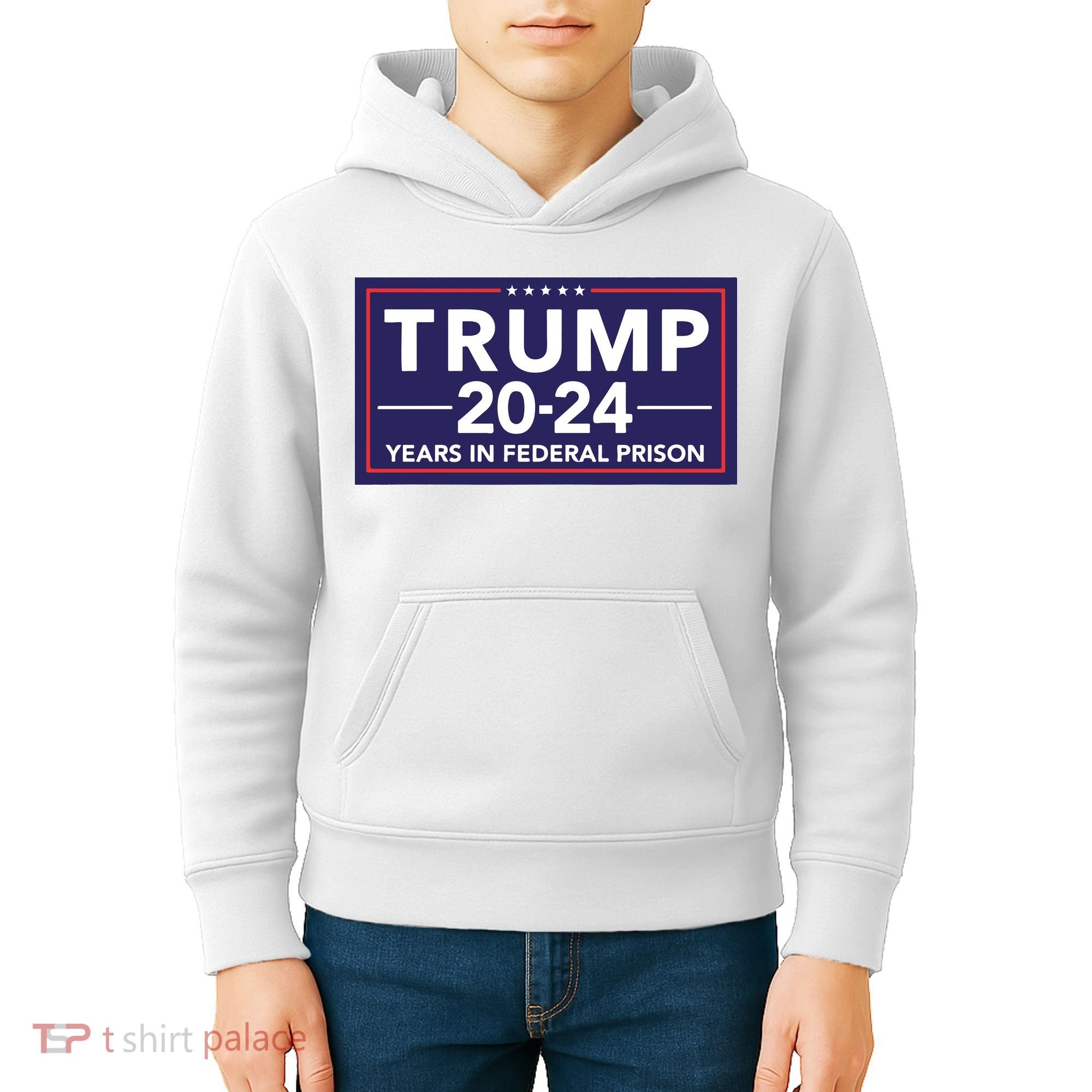 Trump 2024 Years In Federal Prison Kids Hoodie