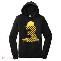 Three 3yr 3rd Birthday Construction Outfit 3 Years Old Women's Hoodie thumb 0