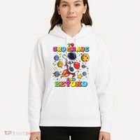 To 3rd Grade And Beyond Third Grade Astronaut Back To School Hoodie thumb 5
