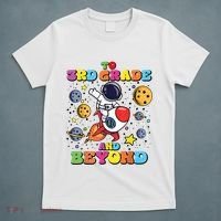 To 3rd Grade And Beyond Third Grade Astronaut Back To School T-Shirt thumb 5