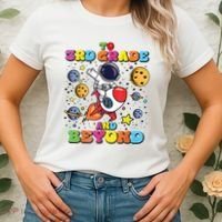To 3rd Grade And Beyond Third Grade Astronaut Back To School Women's T-Shirt thumb 2