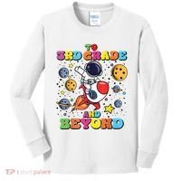 To 3rd Grade And Beyond Third Grade Astronaut Back To School Kids Long Sleeve Shirt thumb 0