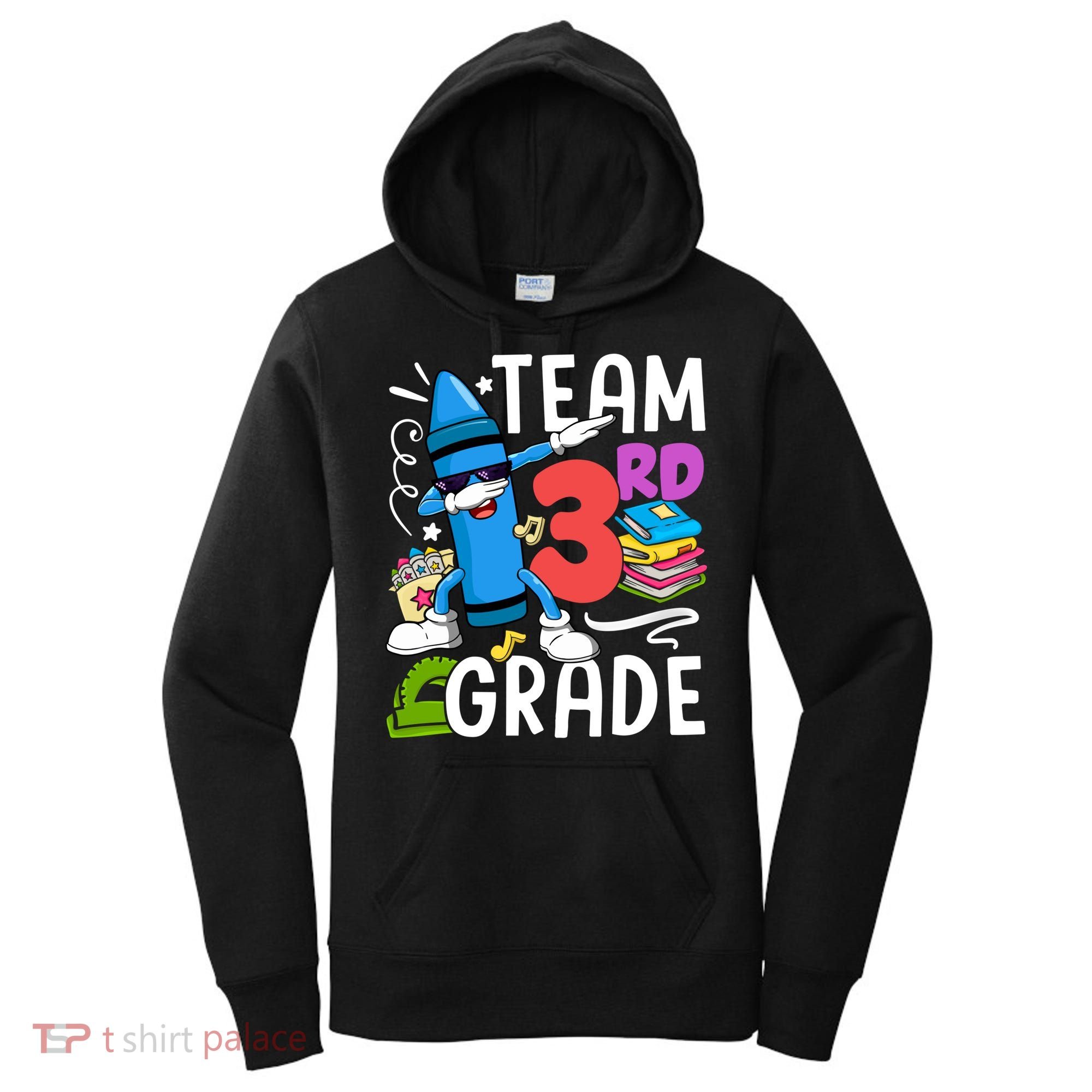 Team 3Rd Grade Cute Third Grade Teacher Gift Women's Hoodie