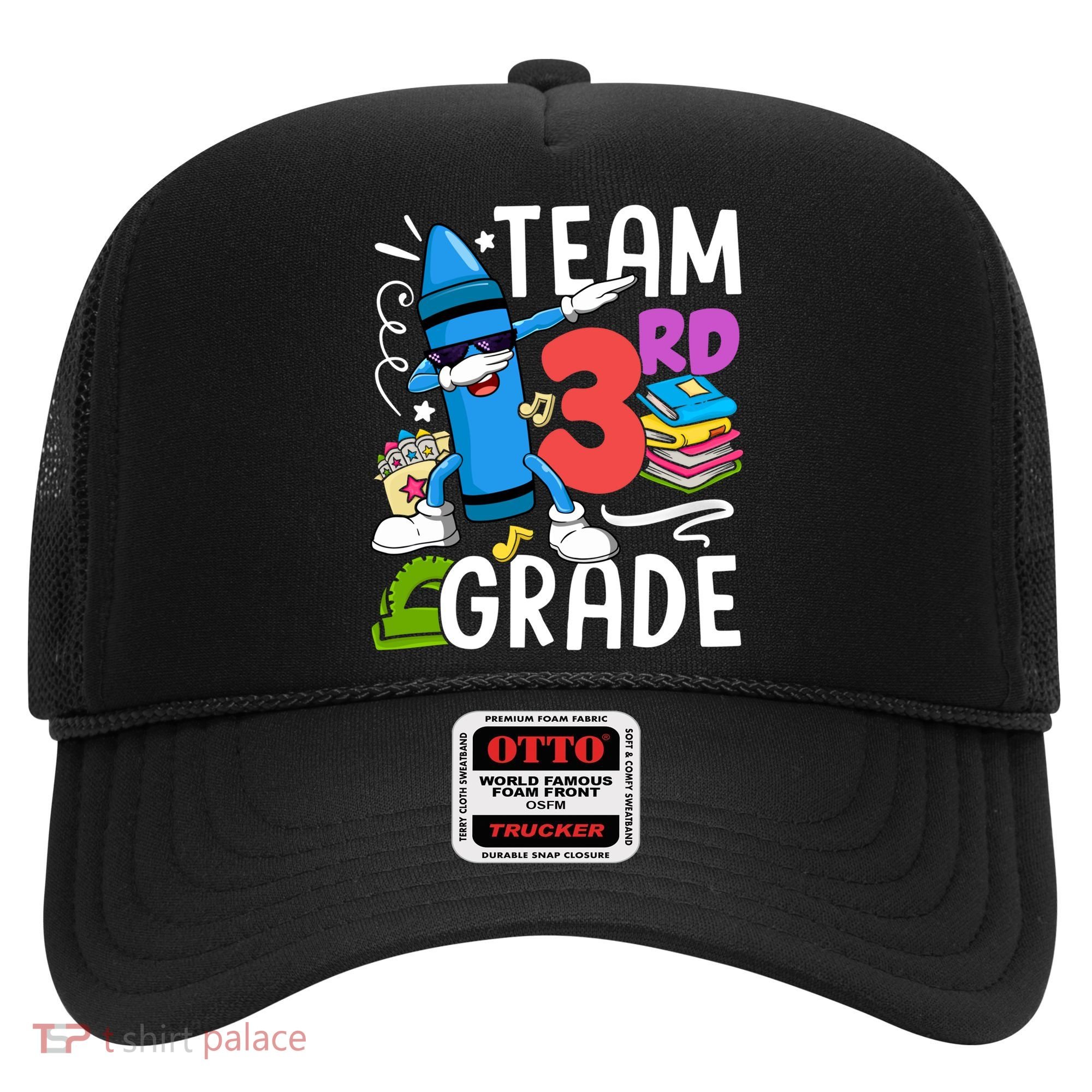 Team 3Rd Grade Cute Third Grade Teacher Gift Hat