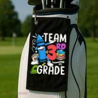 Team 3Rd Grade Cute Third Grade Teacher Gift Golf Towel thumb 2
