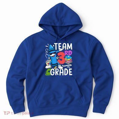 Team 3Rd Grade Cute Third Grade Teacher Gift Hoodie