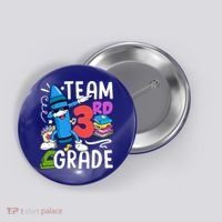 Team 3Rd Grade Cute Third Grade Teacher Gift Button thumb 0