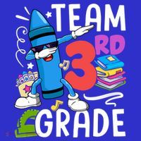 Team 3Rd Grade Cute Third Grade Teacher Gift Button thumb 1