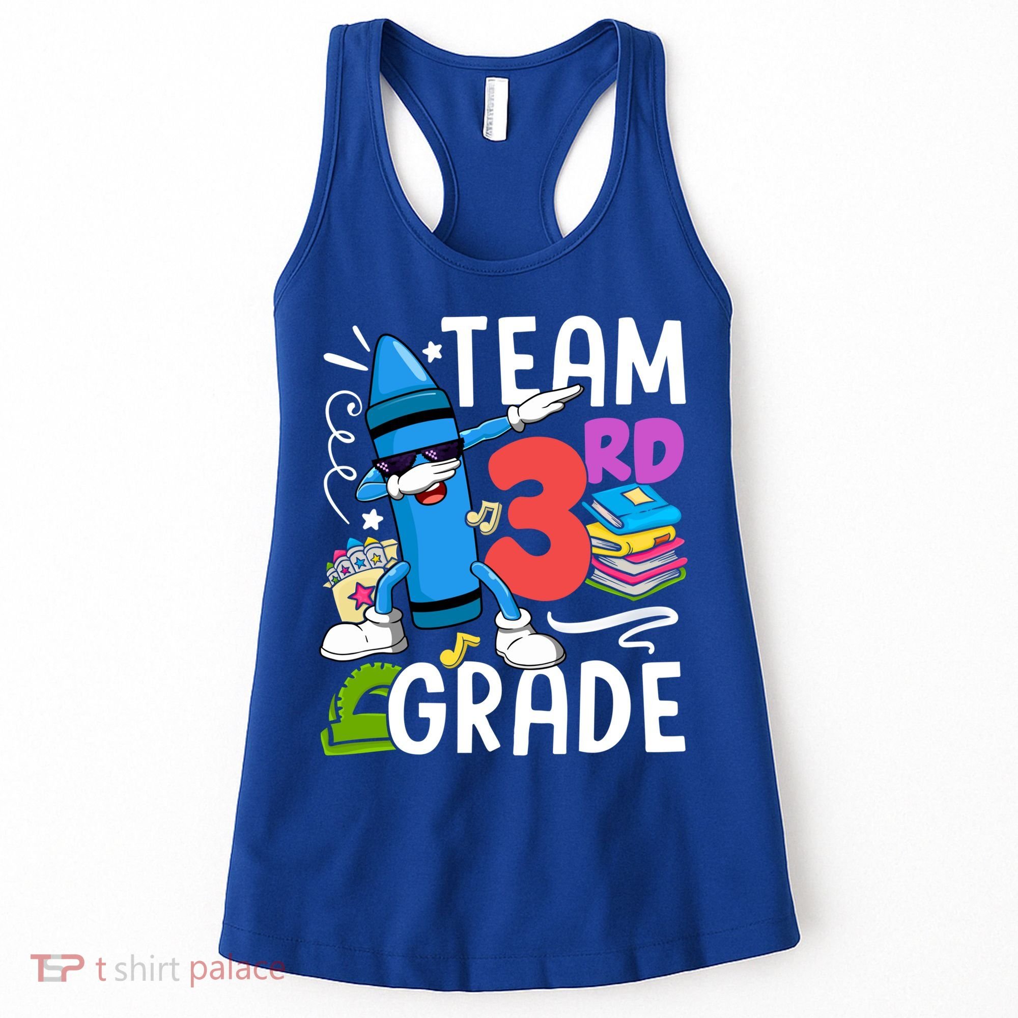 Team 3Rd Grade Cute Third Grade Teacher Gift Women's Tank Top