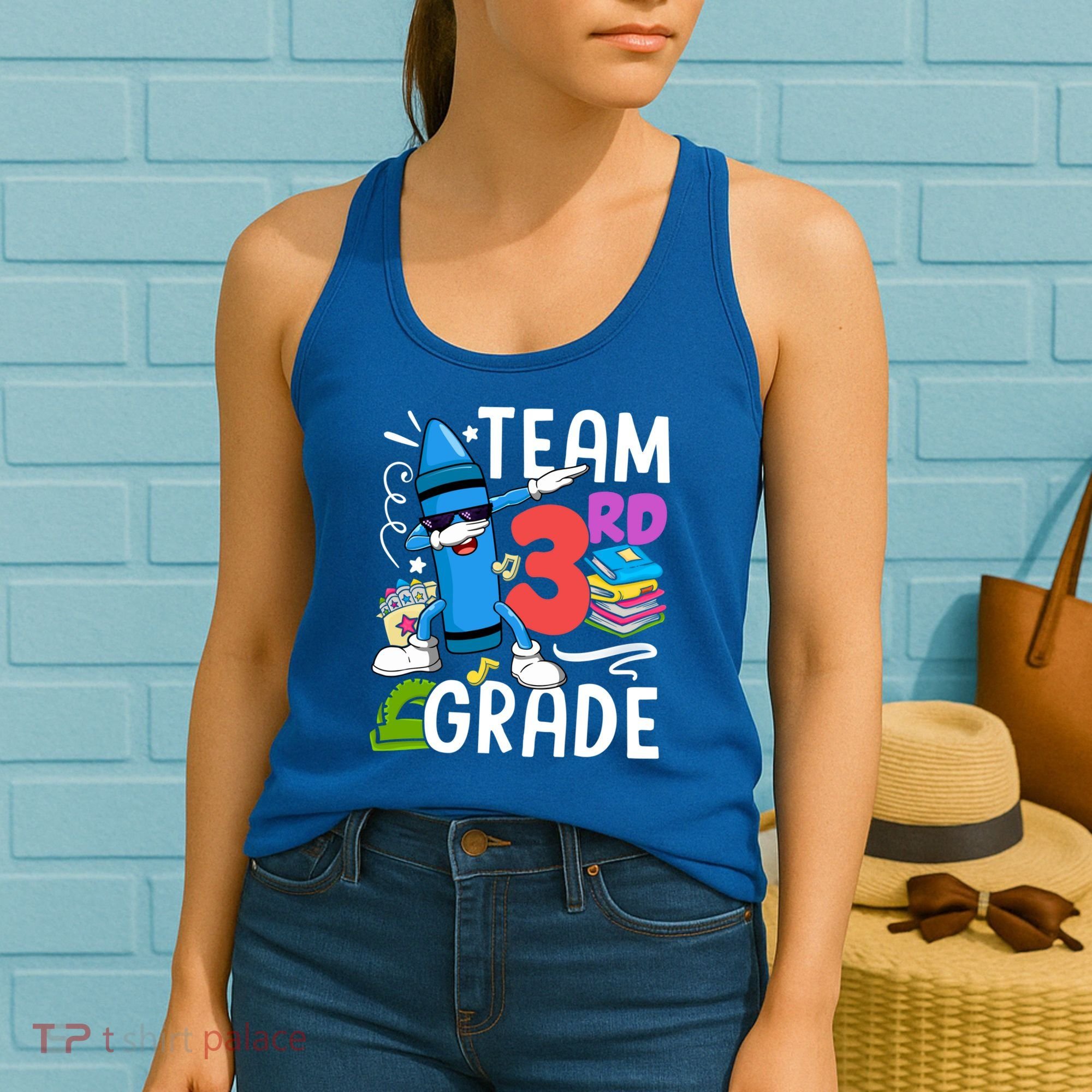 Team 3Rd Grade Cute Third Grade Teacher Gift Women's Tank Top