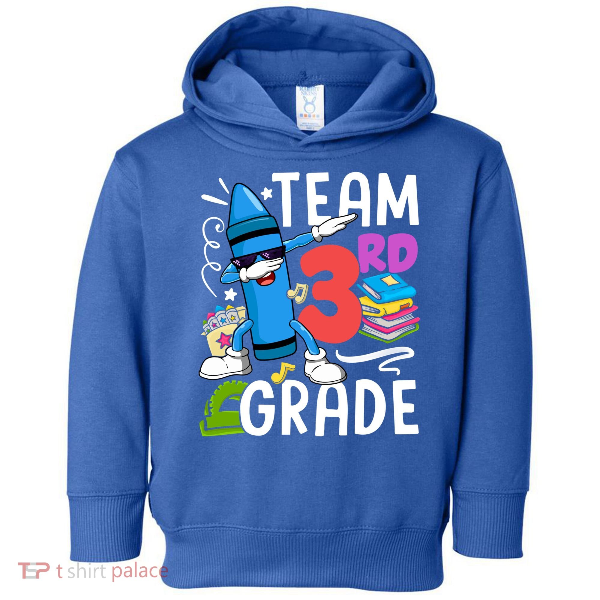 Team 3Rd Grade Cute Third Grade Teacher Gift Toddler Hoodie