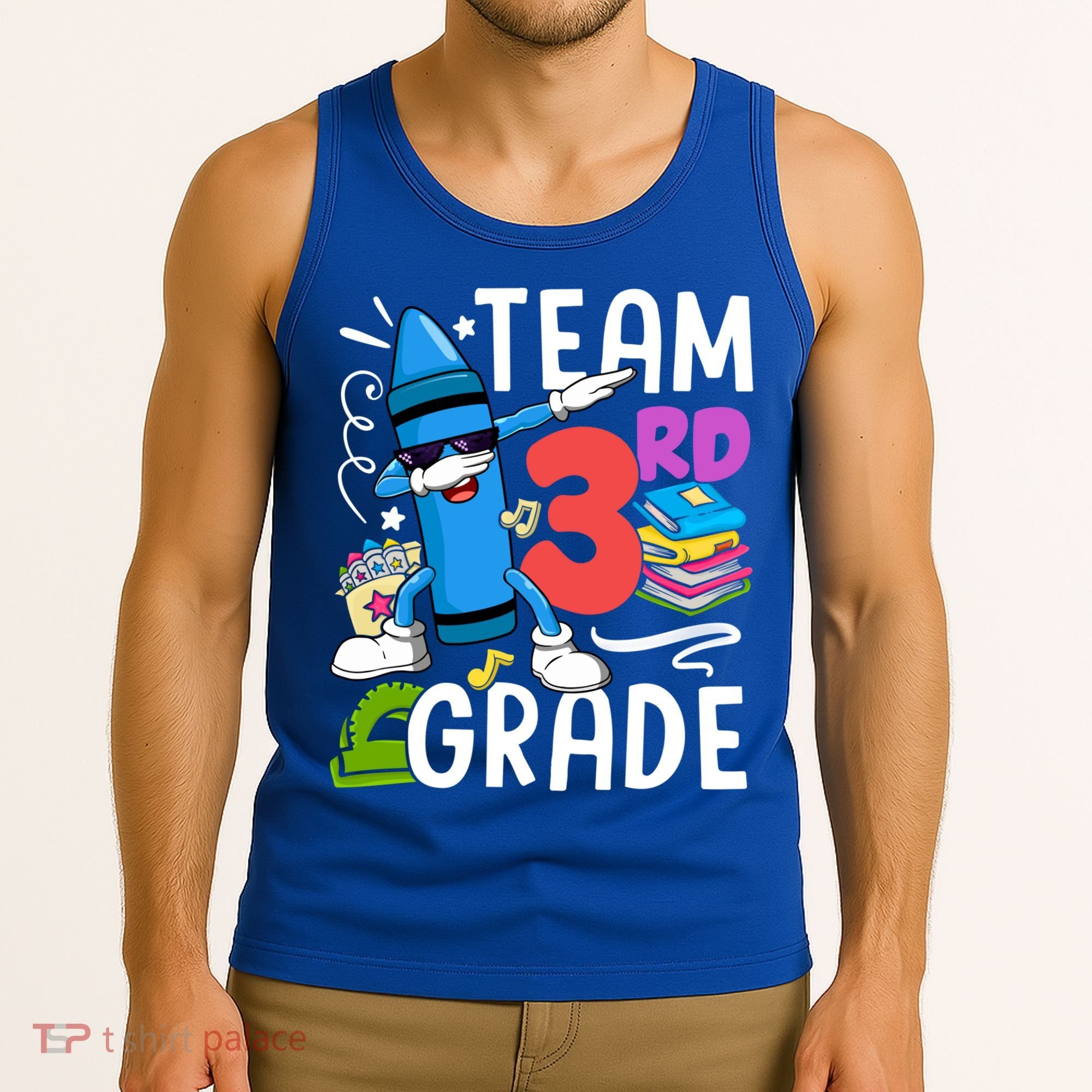 Team 3Rd Grade Cute Third Grade Teacher Gift Tank Top