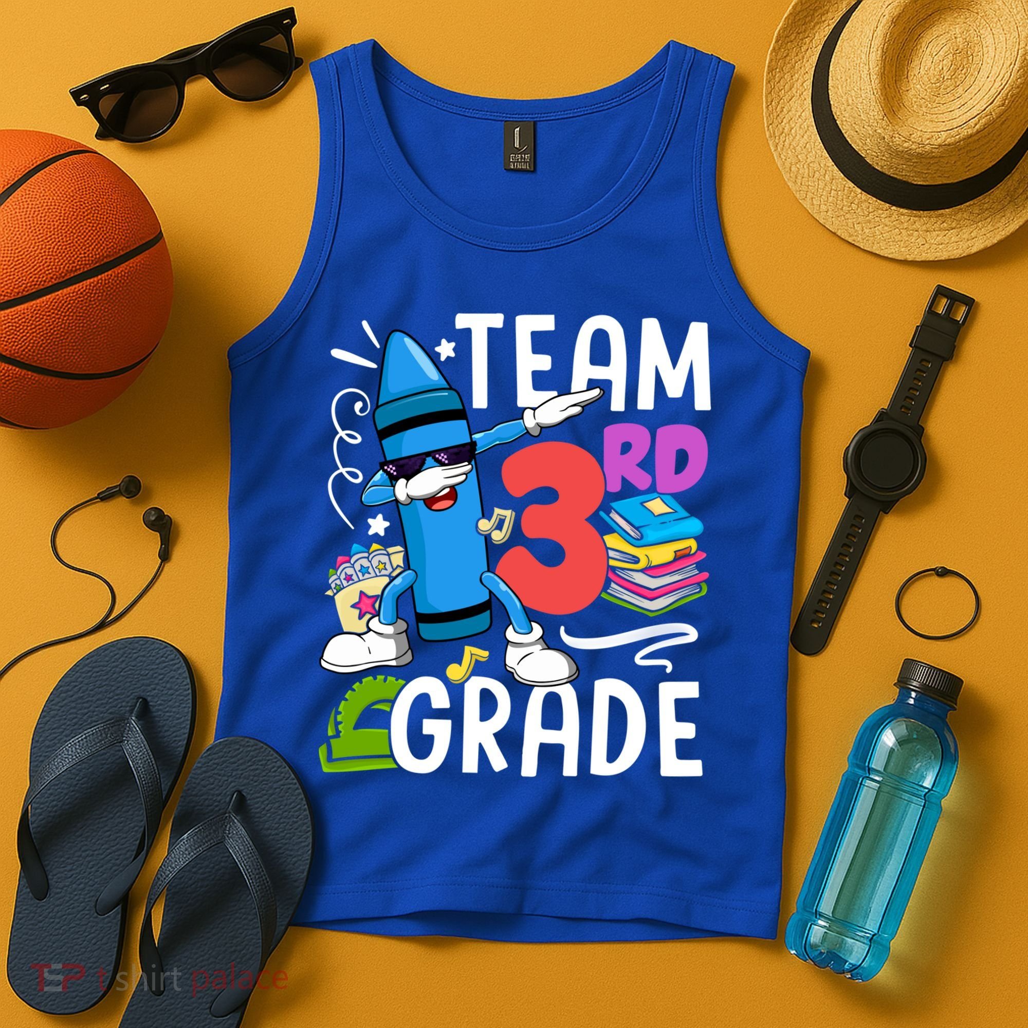 Team 3Rd Grade Cute Third Grade Teacher Gift Tank Top