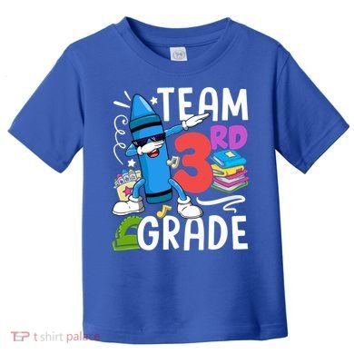 Team 3Rd Grade Cute Third Grade Teacher Gift Toddler T-Shirt