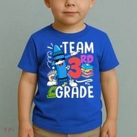 Team 3Rd Grade Cute Third Grade Teacher Gift Toddler T-Shirt thumb 2